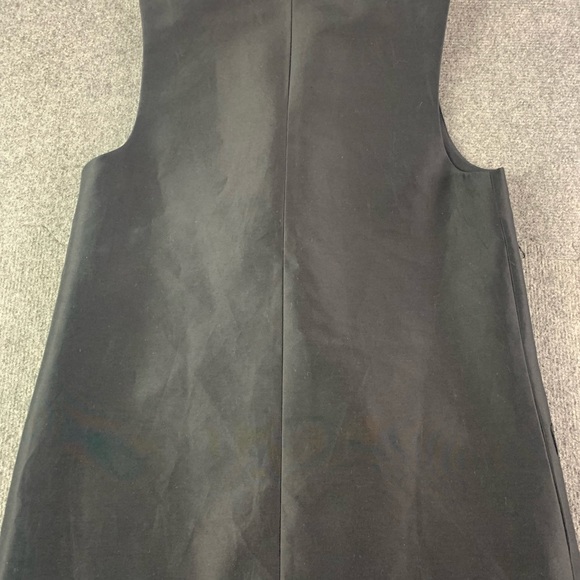 BCBG Maxazria Women Sleeveless Cotton/Silk Blend Double Breasted Vest Sz S Black - Picture 4 of 10